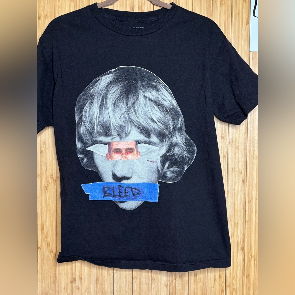 The Kid Laroi BLEED Tour 2022 black cotton T-shirt